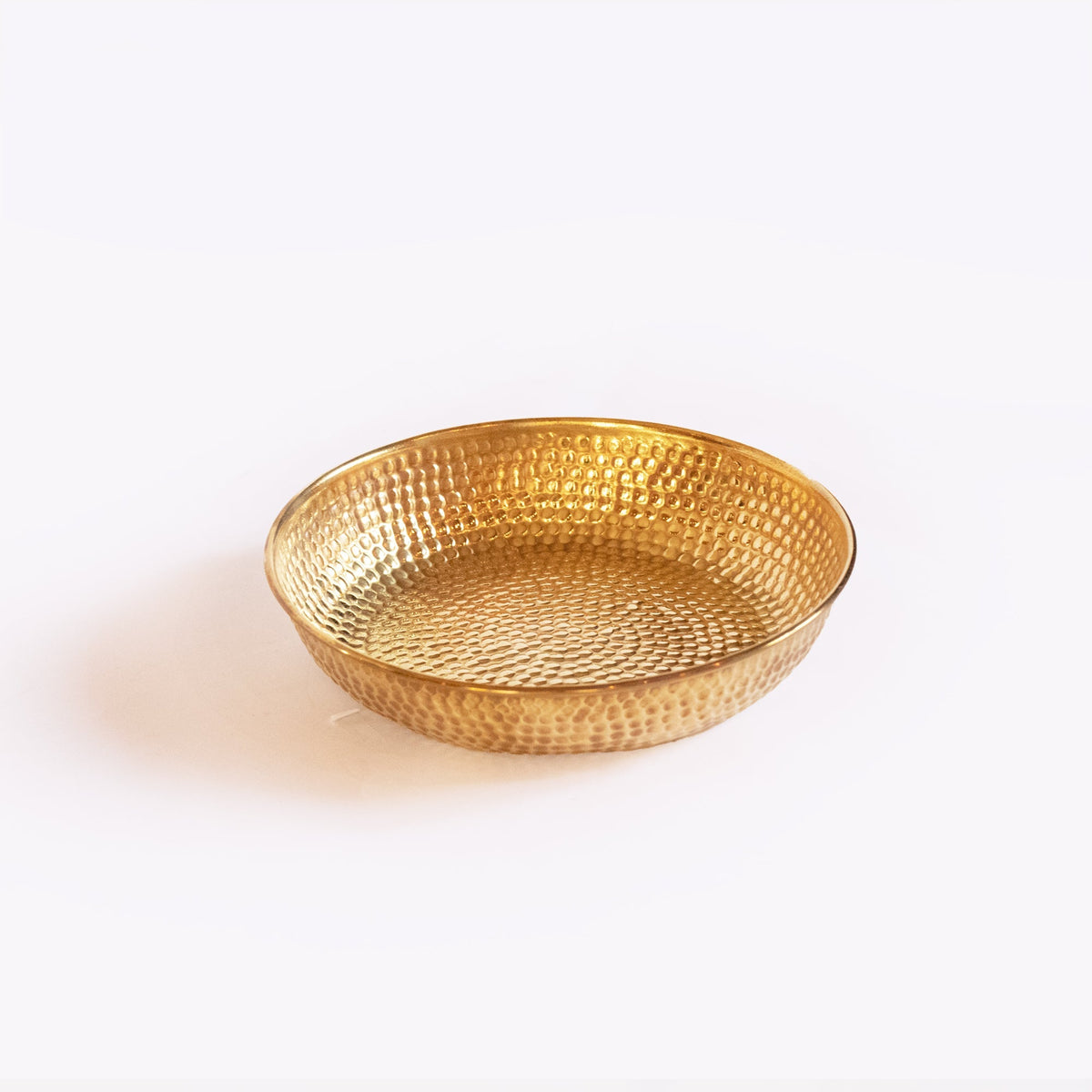 Beaten Brass Bowl